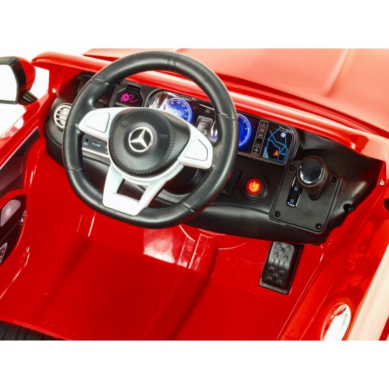 Mercedes-Benz S63 AMG s 2.4G dálkovým ovládáním, 12V, JAHODOVĚ ČERVENÝ